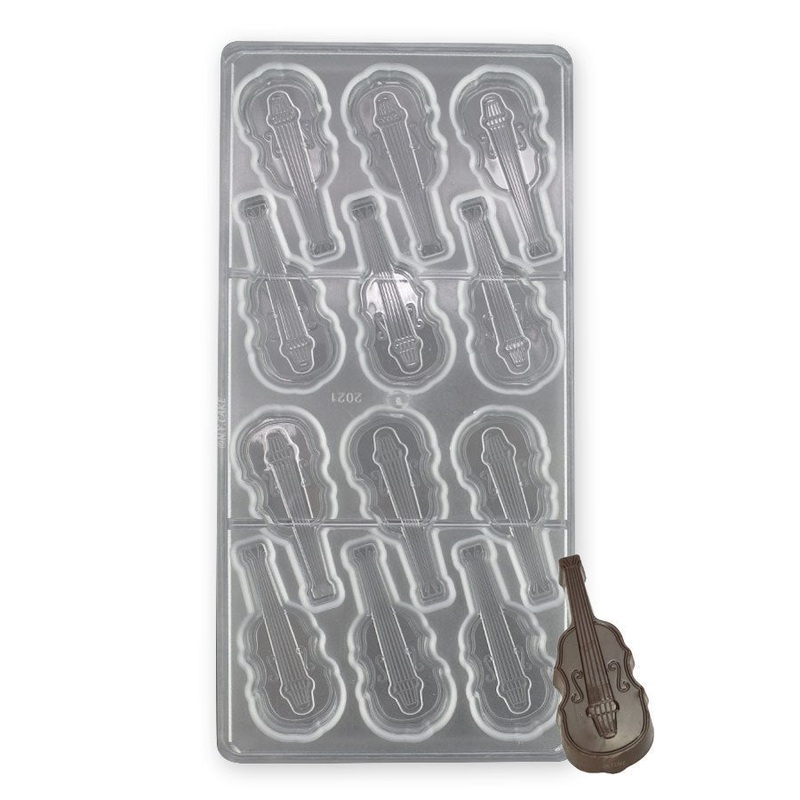 Violin Polycarbonate Chocolate Mold