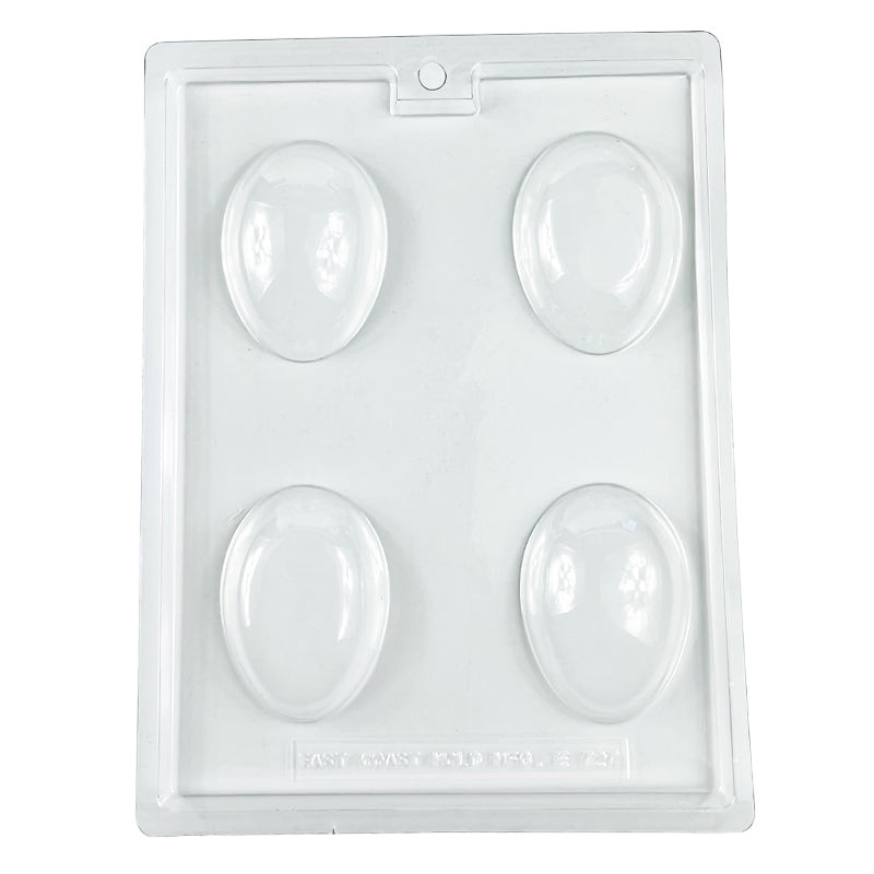 4 Cavity 3D Egg Chocolate Candy Mold