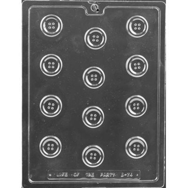 Buttons Bite Size Chocolate Candy Mold