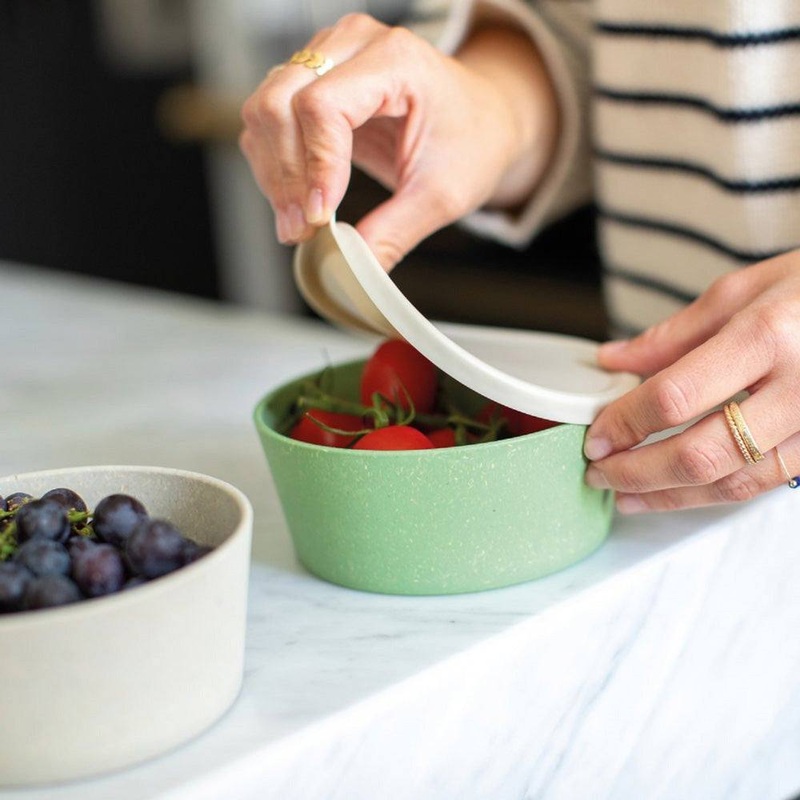 Connect Medium Bowl With Lid - Leaf Green