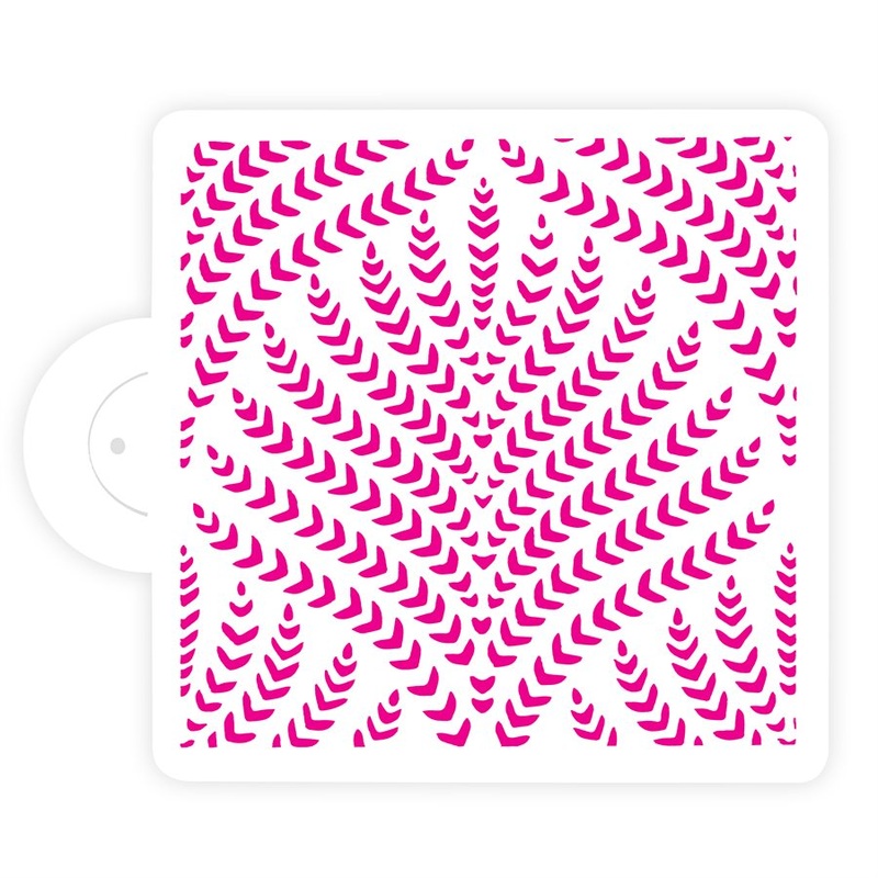 Palm Leaves Stencil for Cakes, Cookies, & Cupcakes