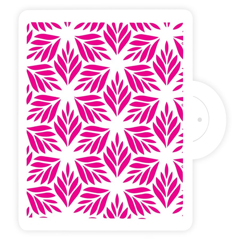 Pinnate Leaves Stencil for Cakes, Cookies, & Cupcakes