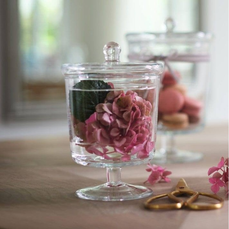 Poesia Glass Storage Tin Medium