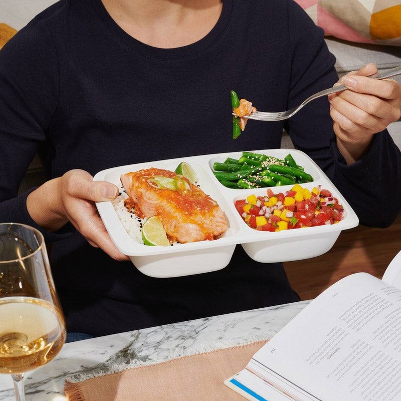 Prep & Go Divided Container 970ml