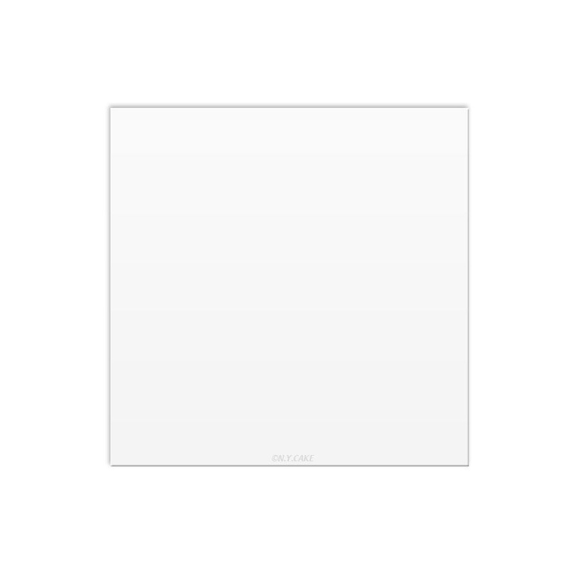 Square White Corrugated Cake Board