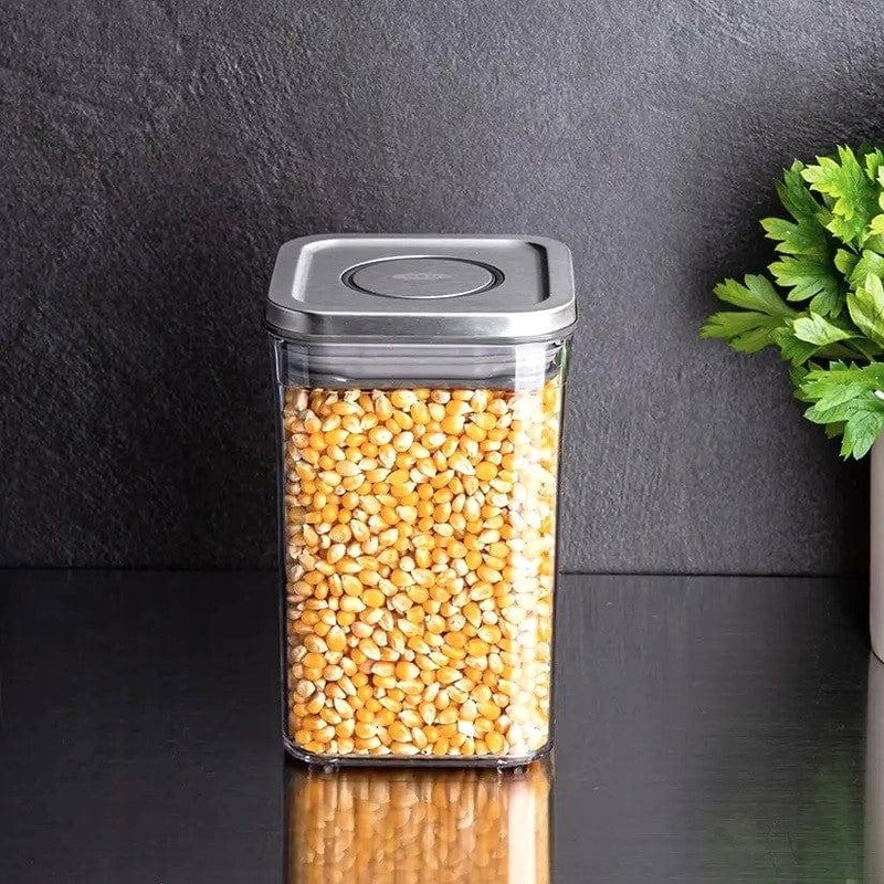 Steel POP Small Square Storage Container - 1000ml