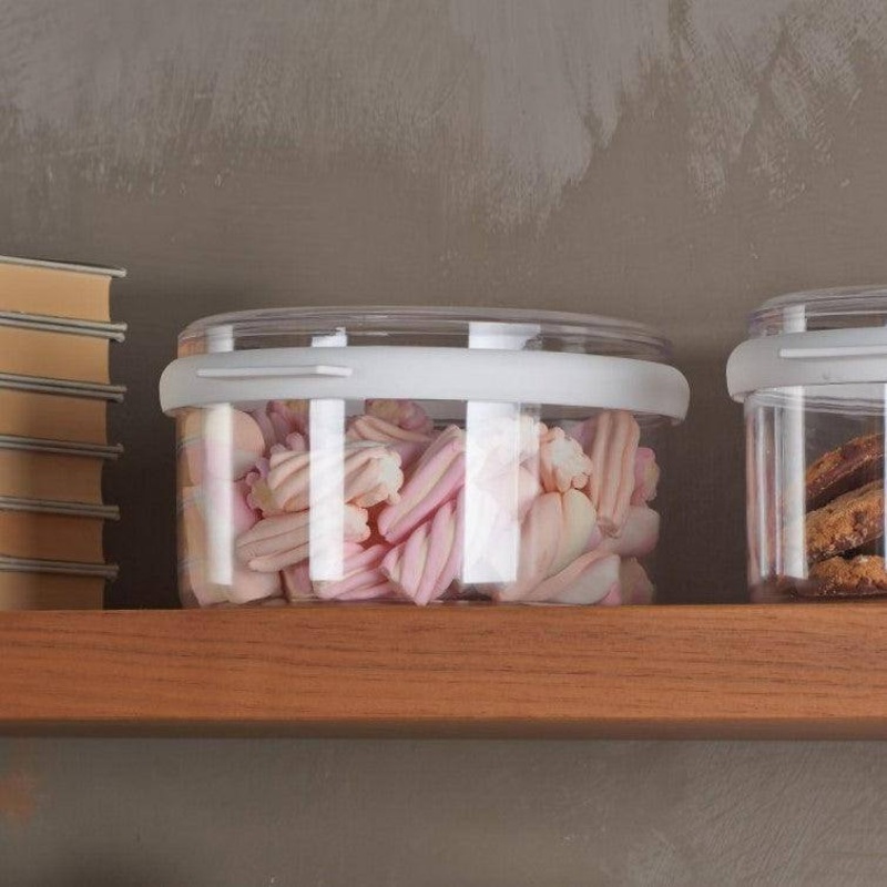 Stora Round Storage Box - White