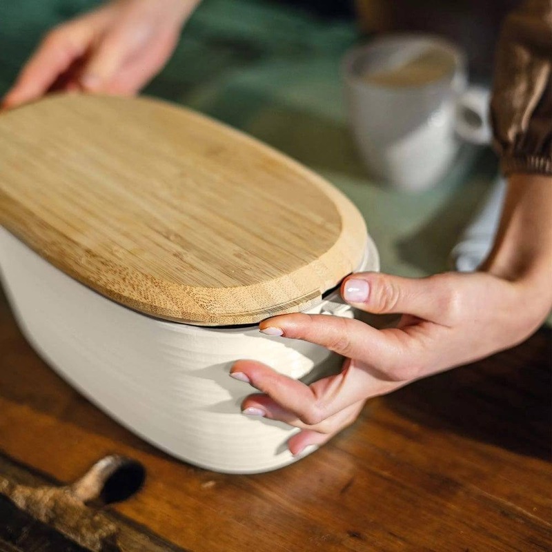 Tierra Bread Box - Clay