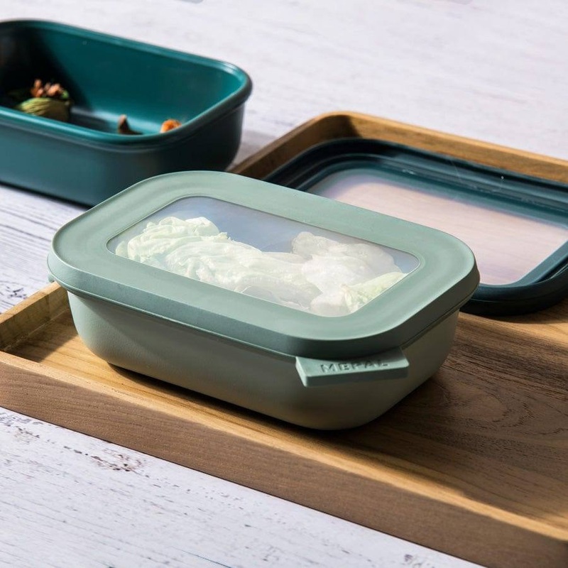 Cirqula Rectangular Storage Box 500ml - Nordic Sage
