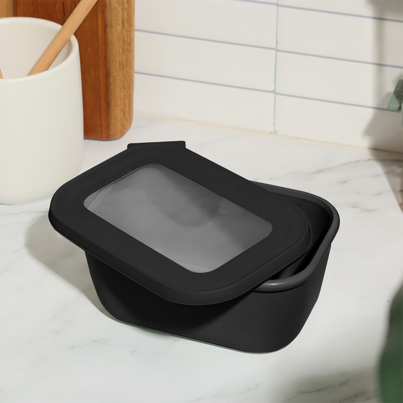 Cirqula Rectangular Storage Box 750ml - Nordic Black