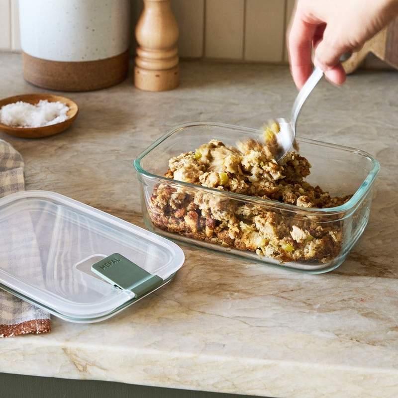EasyClip Glass Storage Box 700ml - Nordic Sage