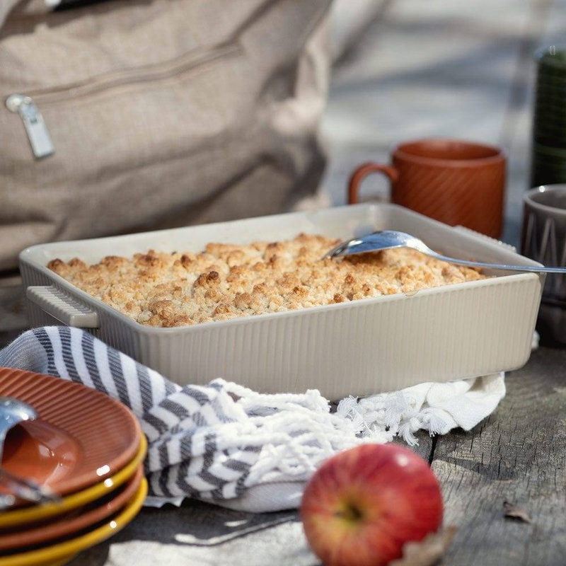 Flora Baking Dish Medium - Beige