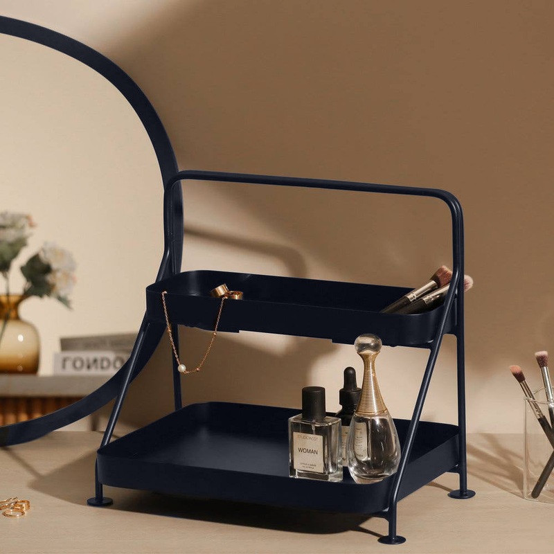 Norman 2-Tier Metal Organizer - Ink Blue