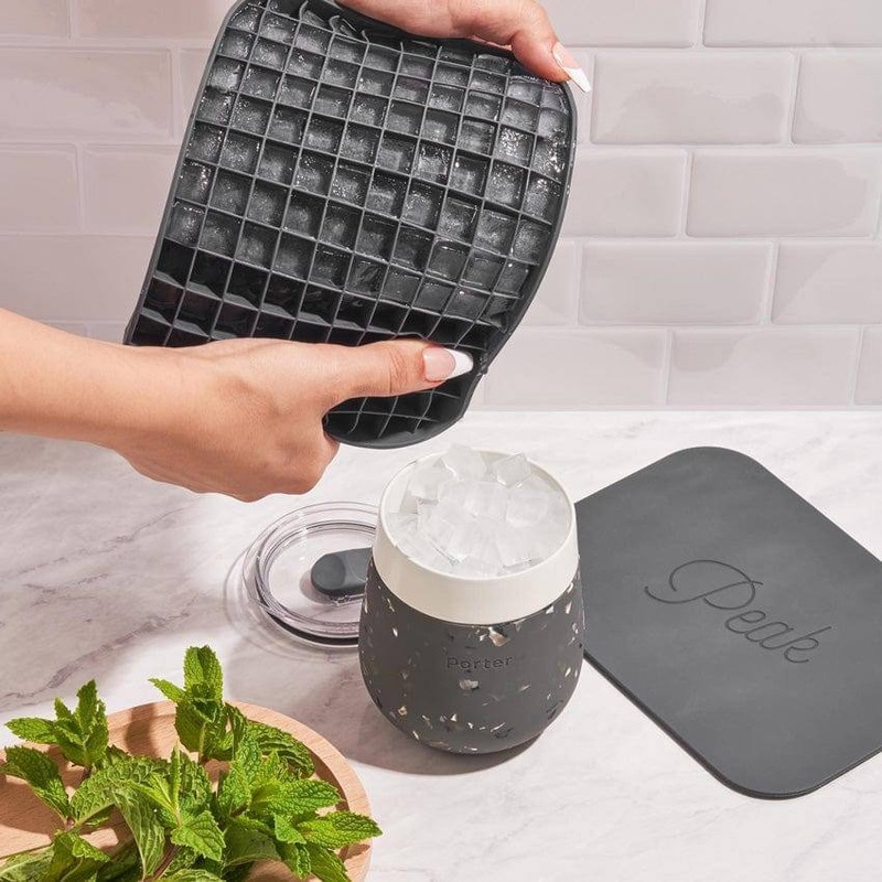 Peak Pebble Ice Tray - Charcoal