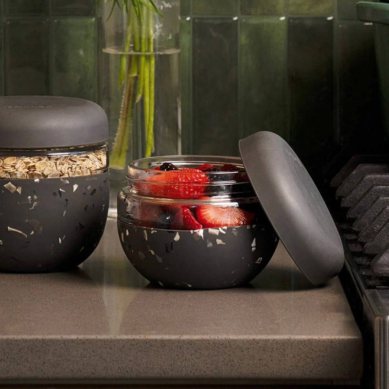 Porter Seal Tight Bowl with Lid Medium - Terrazzo Charcoal