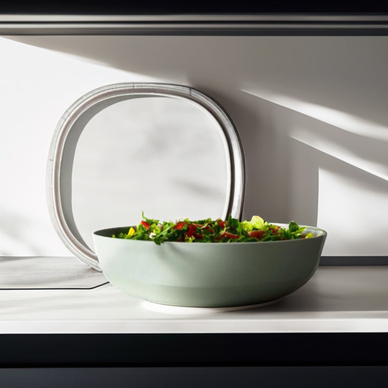 Silueta Serving Bowl with Lid 4L - Nordic Sage
