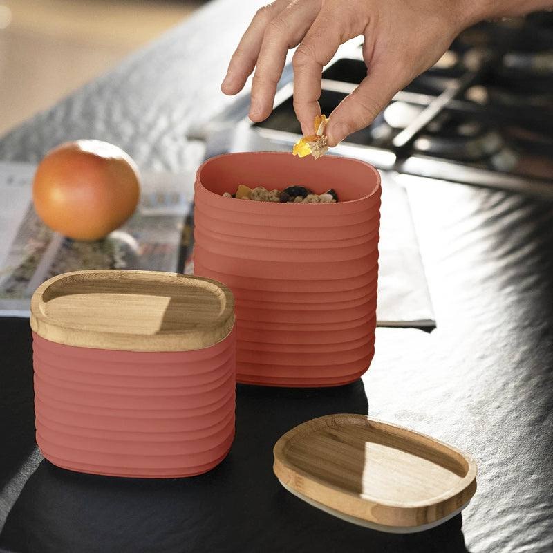 Tierra Storage Jar Medium - Terracotta Red
