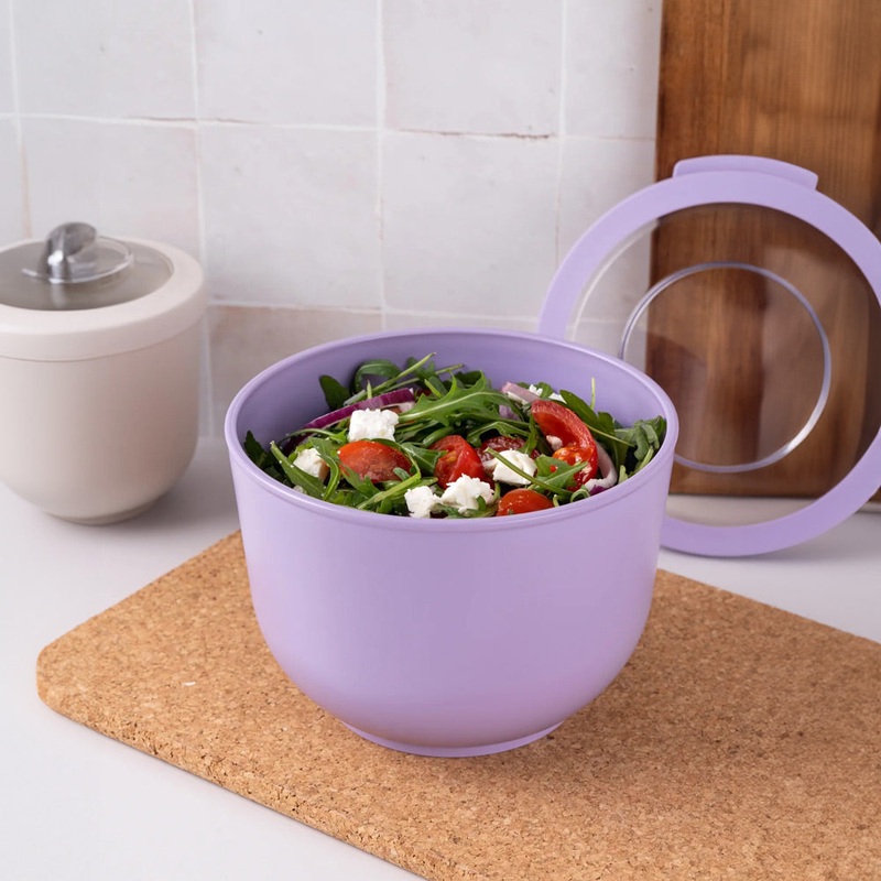 Tylla Storage Bowl with Lid 1200ml - Lavender