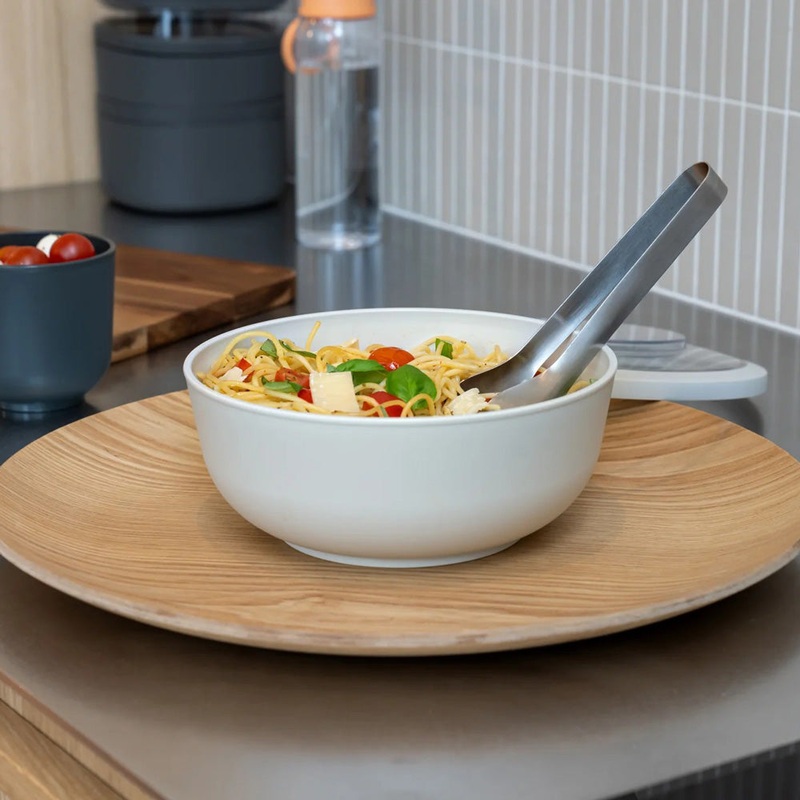 Tylla Storage Bowl with Lid 2000ml - Oat