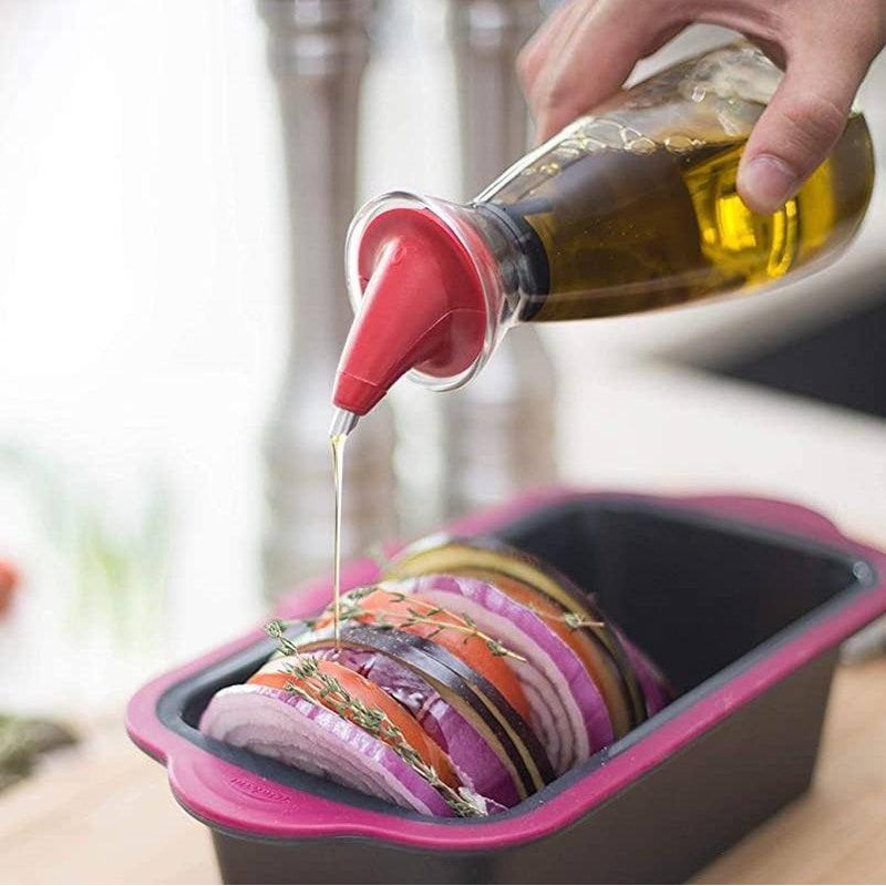 Dripless Oil Bottle - Red