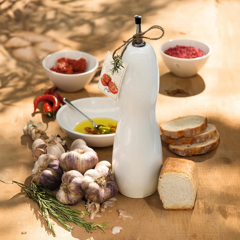 Grande Oil & Vinegar Bottle - White