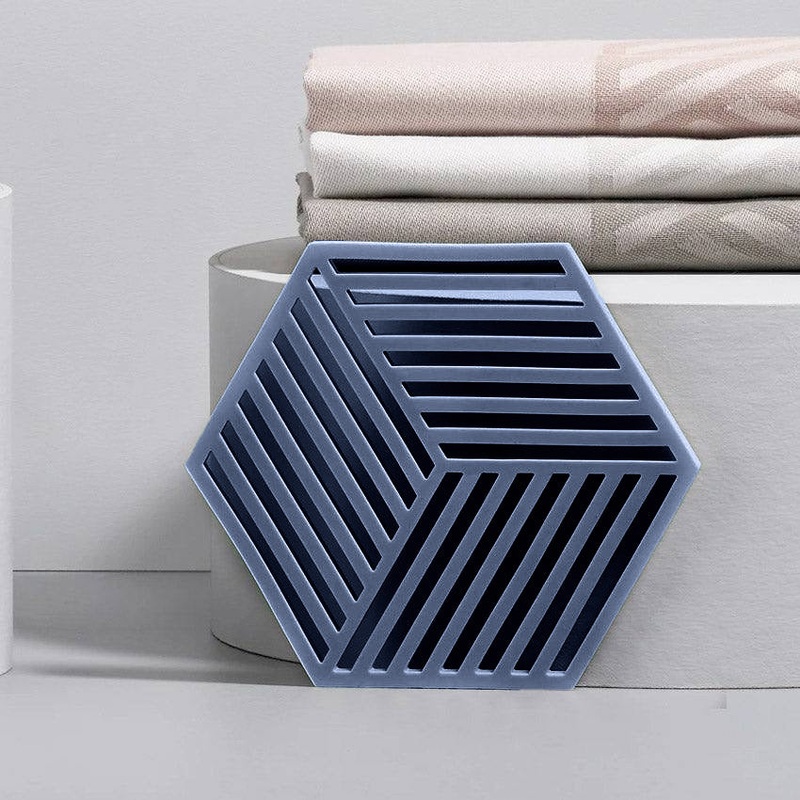 Hexagon Trivet - Denim