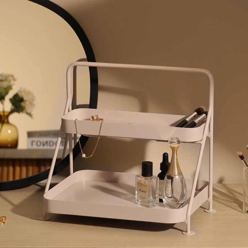 Norman 2-Tier Metal Organizer - Taupe