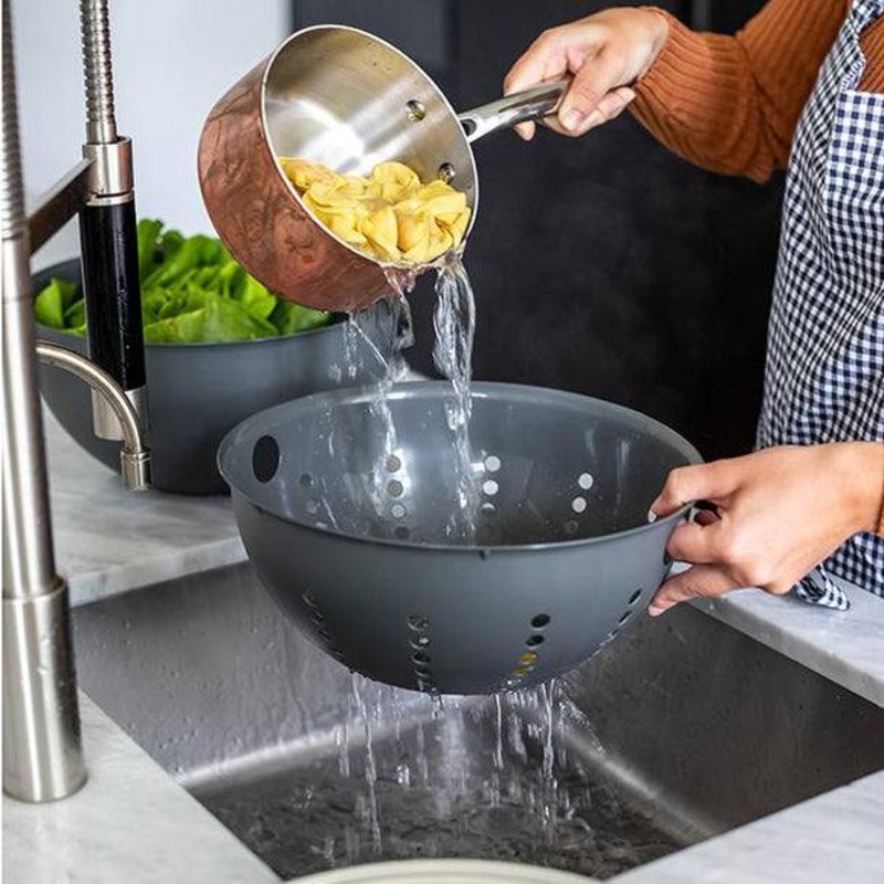 Palsby Large Colander - Ash Grey