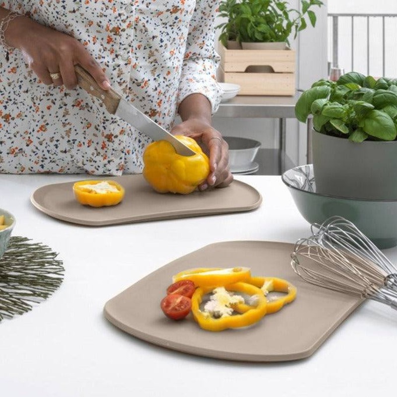 Skateboard Chopping Board Medium - Moka Grey