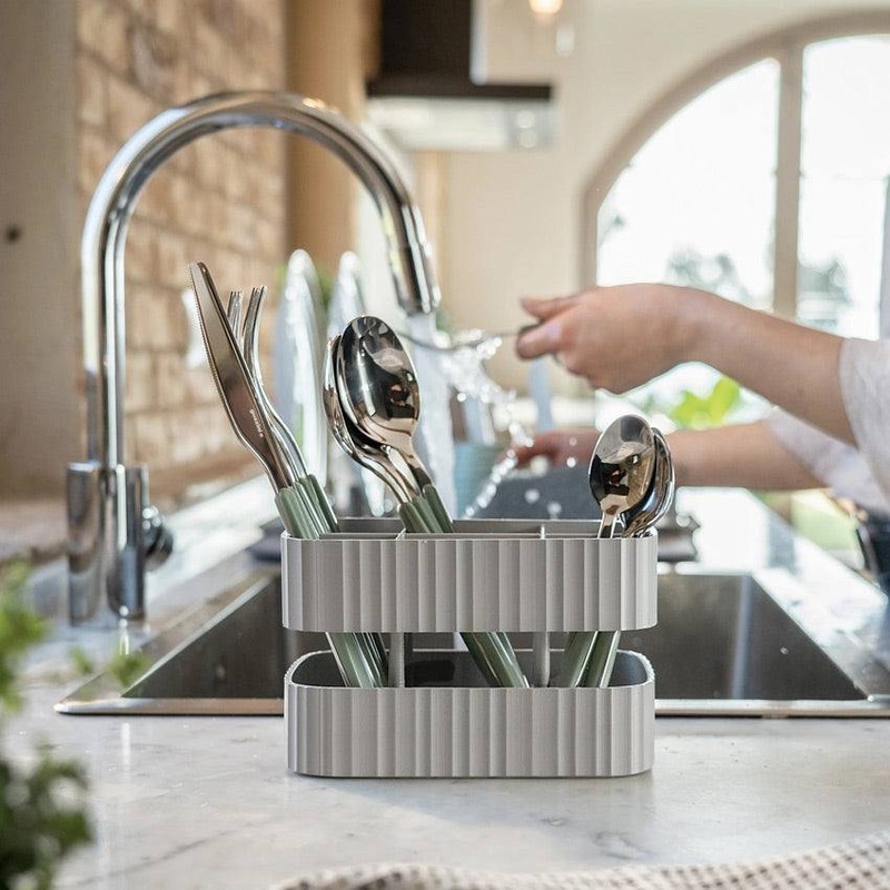 Tidy & Safe Sink Caddy - Grey
