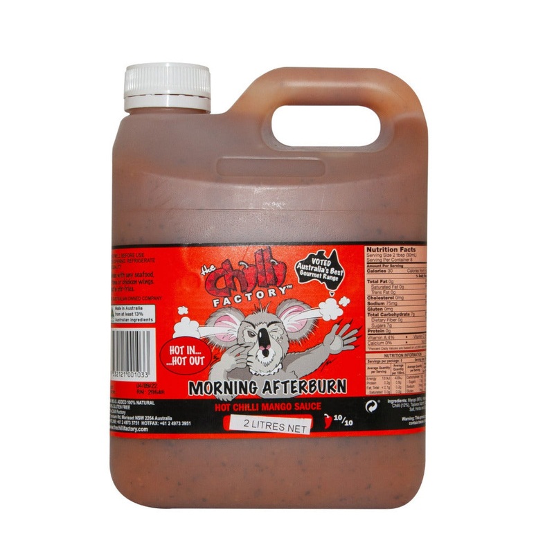 Chilli Factory Morning Afterburn Hot Chilli Mango Sauce - 2 litre