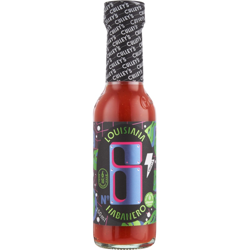 Culleys #6 Louisiana Habanero Hot Sauce 150ml