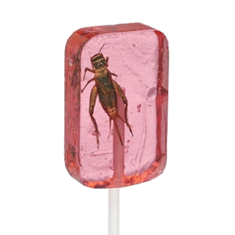 Hotlix Cricket Strawberry Sucker 28gm