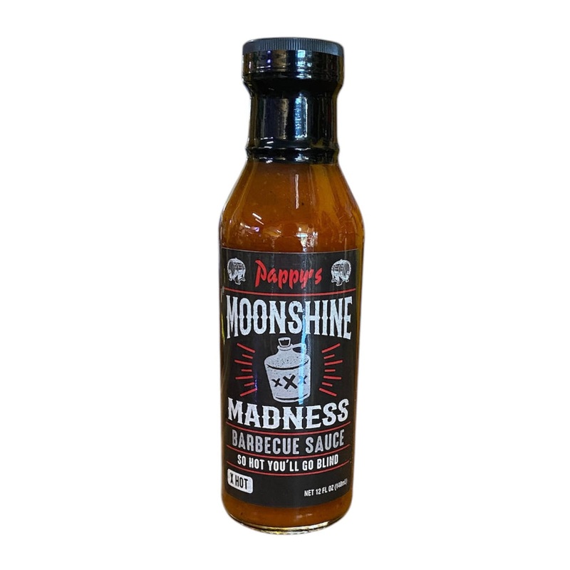 Pappys Moonshine Madness BBQ Sauce 375ml (12oz)
