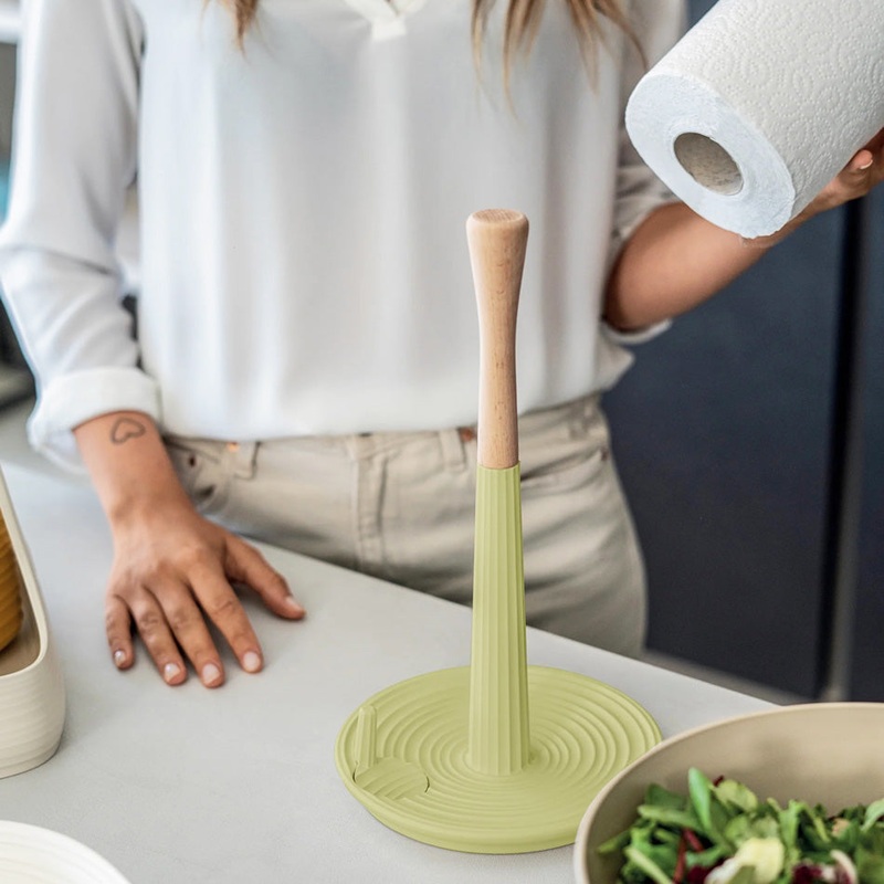 Roll & Tear Kitchen Roll Holder - Light Green