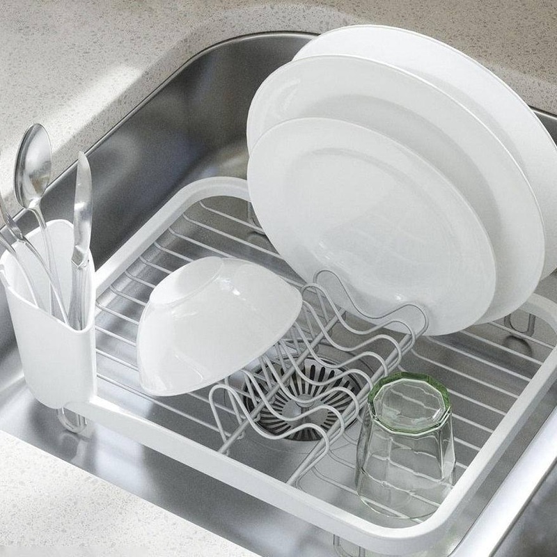 Sinkin Dish Rack - White