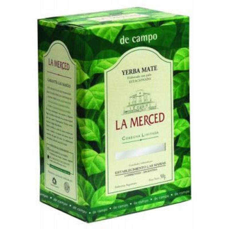 Yerba Mate 500gm La Merced del Campo con palo (with stems)