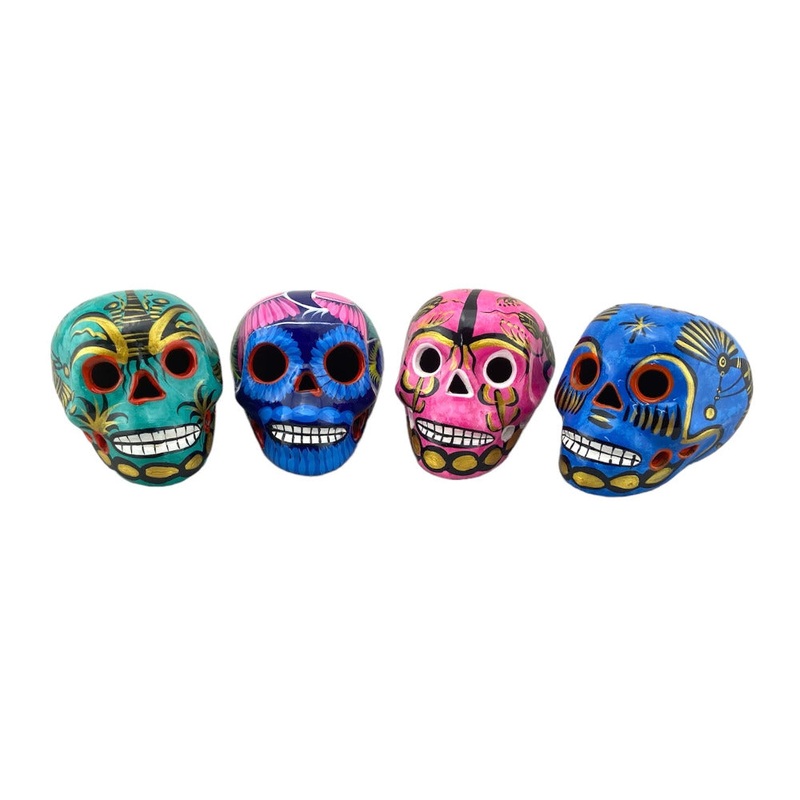 Calavera colored ceramic Skull Medium 12cm-15cm