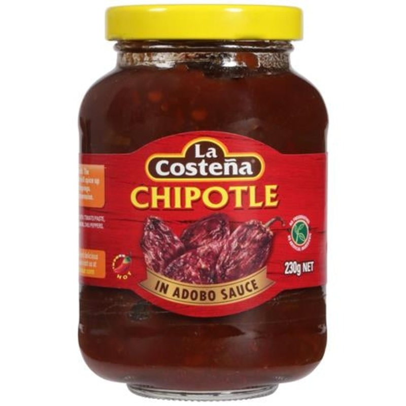 Chiles Chipotle en adobo La Costena JAR 230gm