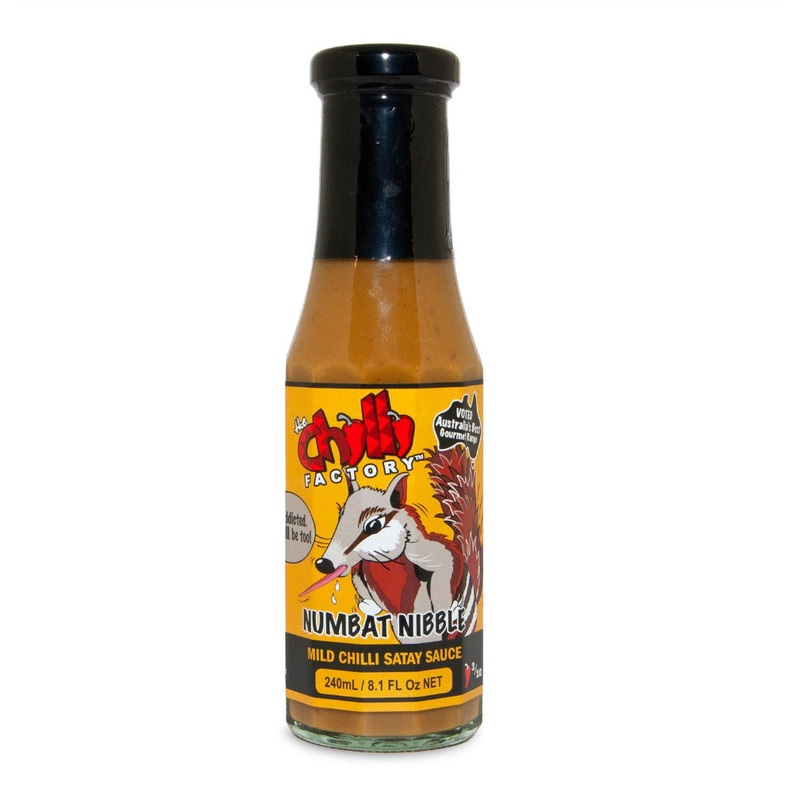 Chilli Factory Numbat Nibble Mild Chilli Satay Sauce 240ml