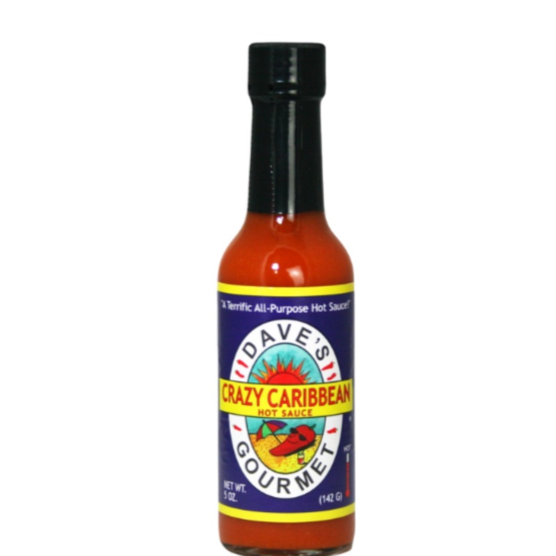 Daves Crazy Caribbean Hot Sauce 148ml (5oz)