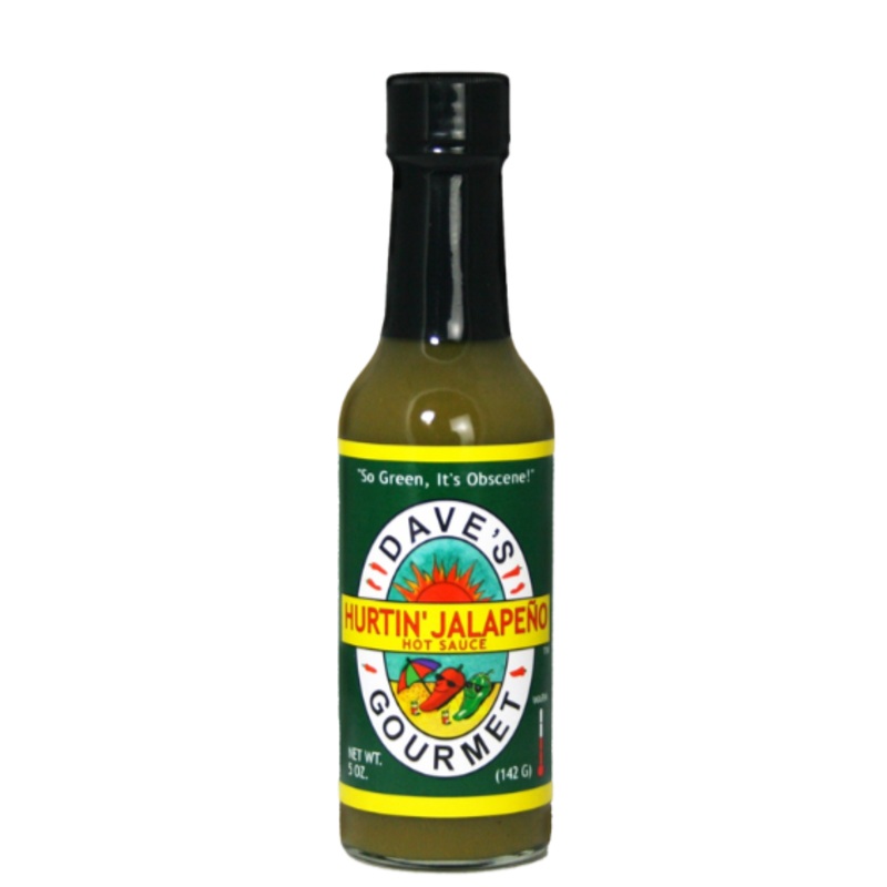 Daves Hurtin Jalapeno Hot Sauce 5oz (148ml)