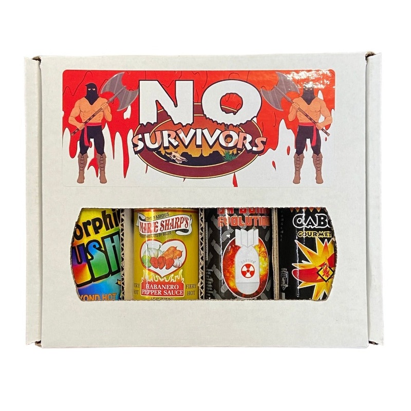 No Survivors Hot Sauce Box (4 x 150ml)
