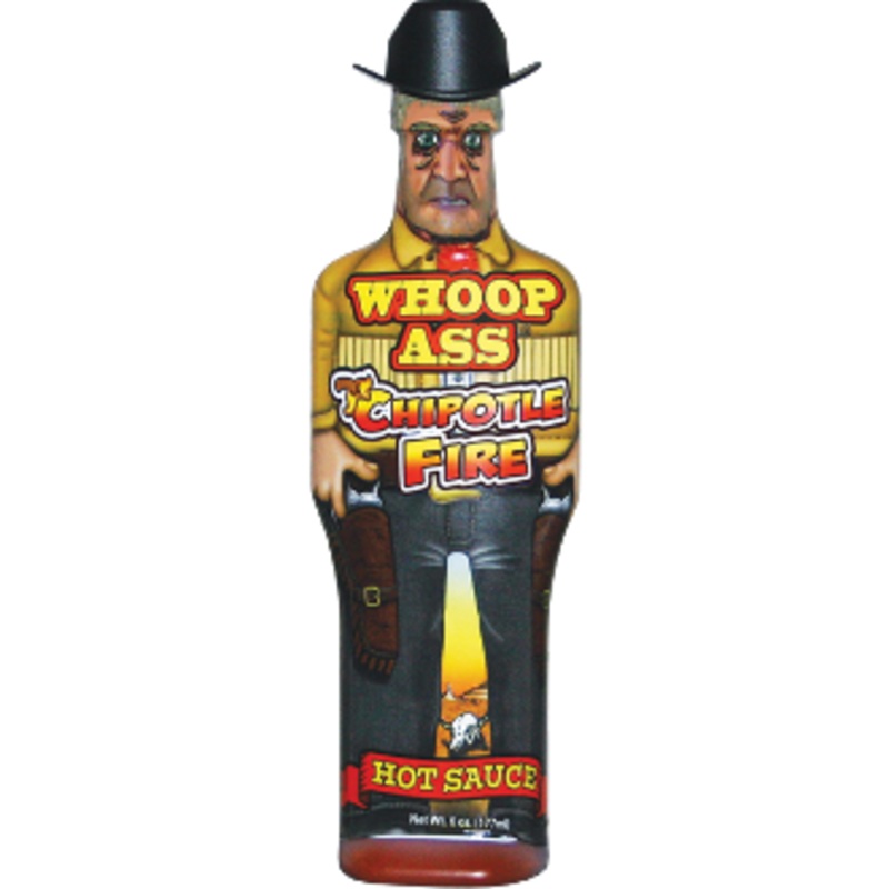 Whoop Ass Chipotle Fire  Hot Sauce 165ml (5.6oz)