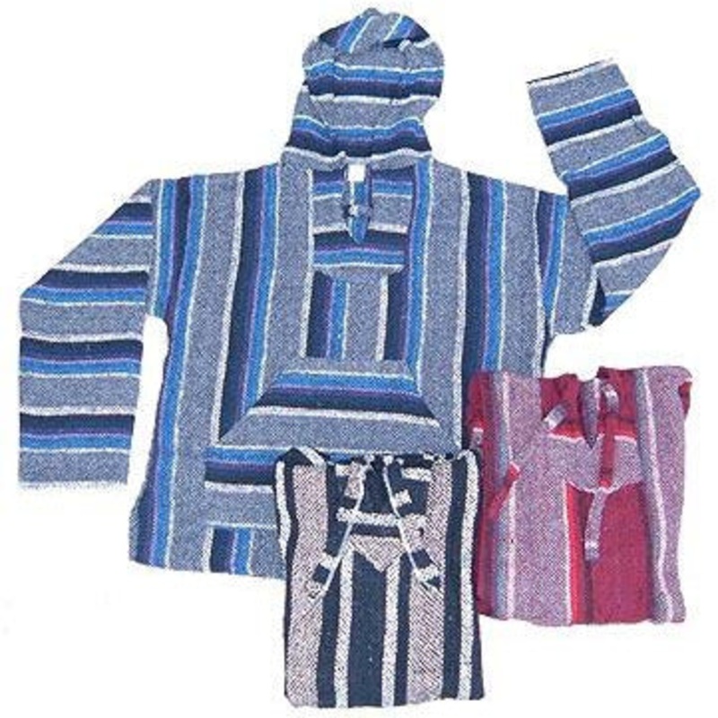 Baja Pullover Hoodie Shirt - Adult