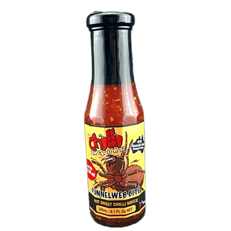 Chilli Factory Funnelweb Bite Hot Sweet Chilli Sauce 240ml