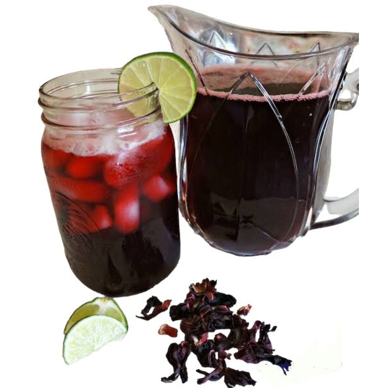 Flor de Jamaica (Hibiscus flower tea)