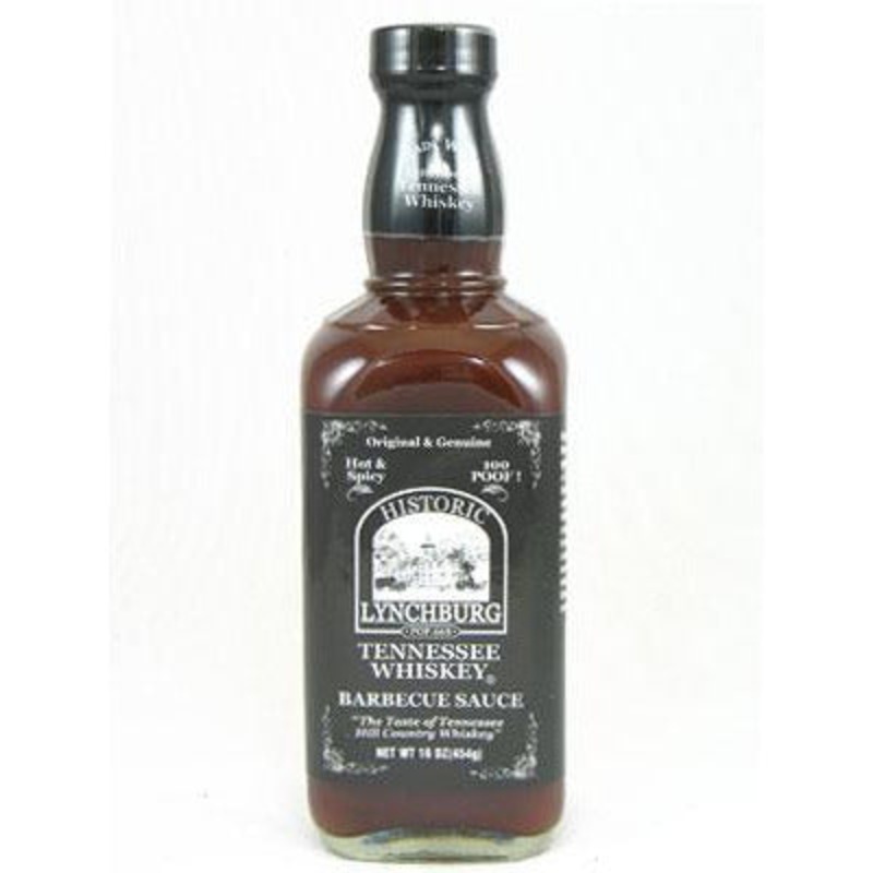 Historic Lynchburg Tennessee Whiskey 100-Poof Hot n Spicy BBQ Sauce 425ml