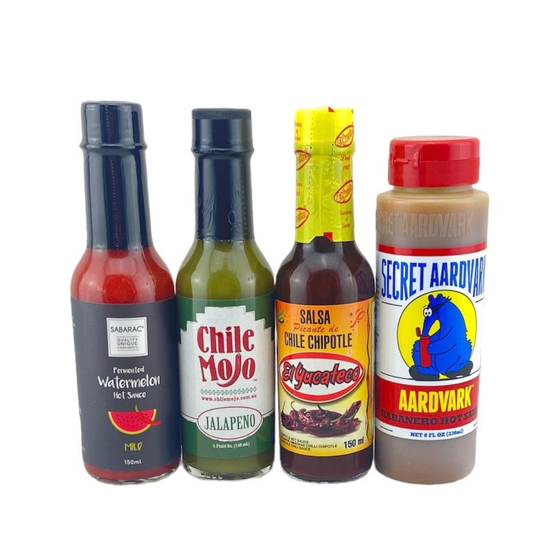 Hot Sauce Collection for those who want flavour but not too much heat