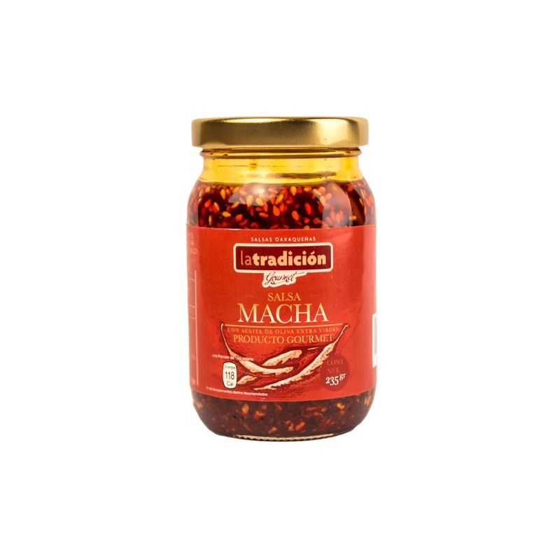 La Tradicion Salsa Macha de Oaxaca with pumkin and sesame seeds 235gm